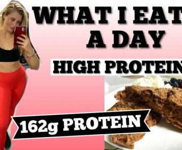 WHAT I EAT IN A DAY || HIGH PROTEIN || SHARING MY MACROS