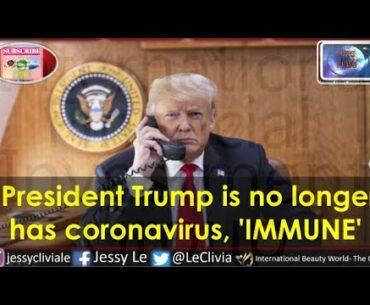 Live: President Trump:  "no longer has coronavirus & 'immune' on "Sunday Morning Futures"