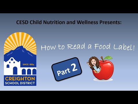How to Read a Food Label Part 2