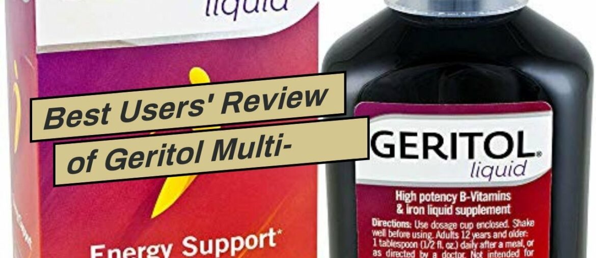 Best Users' Review of Geritol Multi-Vitamin Nutritional Support Tablets, Balance of 26 Essentia...