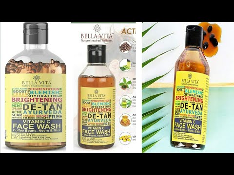 Bella vita  vitamin  C face wash 100% honest review