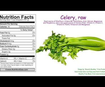 Celery, raw (Nutrition Data)