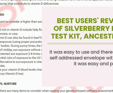 Best Users' Review of Silverberry DNA Test Kit, Ancestry + 22 Vitamin and Wellness Genetic Repo...