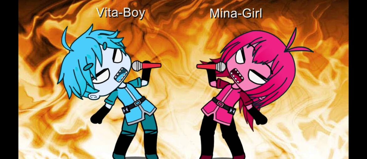 vitamin connection angry Vita-Boy and Mina-Girl rock song