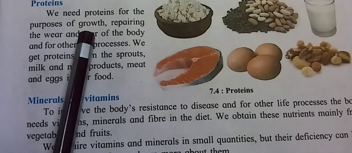 6th science | 7. Nutrition and Diet | Carbohydrates,  Fats , Proteins,  Minerals,  vitamins