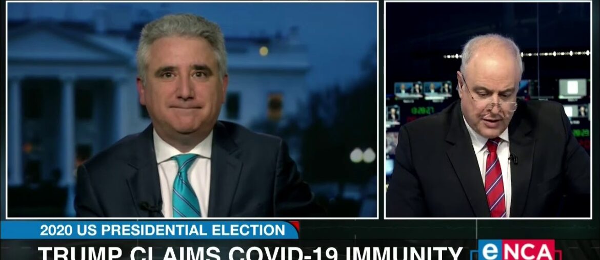 Trump claims COVID-19 immunity | 2020 US Presidential Election