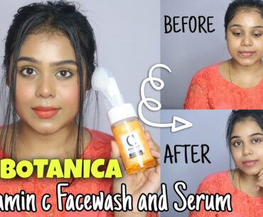 Sensitive Skin care Routine,Ft.St.Botanica Vitamin C Facewash and St.Botanica Vitamin C Serum