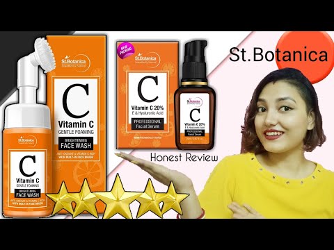 My Puja Special Skin Care Routine || St.Botanica Vitamin-C Face Wash & Face Serum Review & Demo.