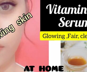 Vitamin-C serum at home in hindi,vitamin C for glowing,clear  skin,naturally, Vitamin-C limcee serum