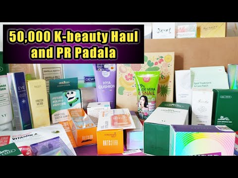 Huge Korean Beauty Haul 2020+ PR Padala