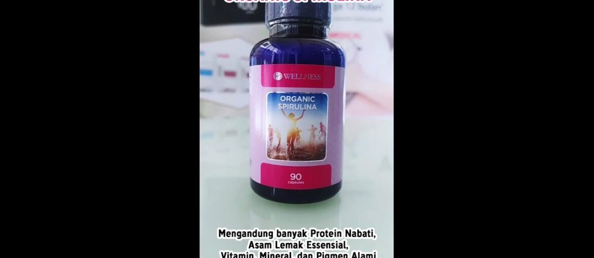 WELLNESS Organic Spirulina Suplemen Daya Tahan Tubuh