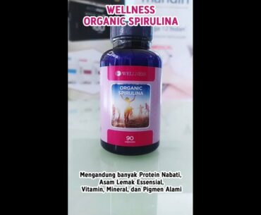 WELLNESS Organic Spirulina Suplemen Daya Tahan Tubuh