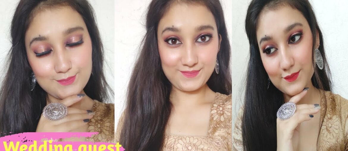 Indian wedding guest makeup look 2020 | Festival makeup | Kanak Styless