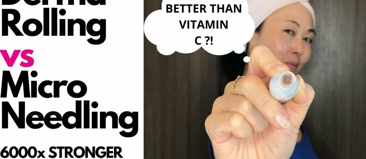 What's Better than Vitamin C for skin? Astaxanthin Microneedling with BIOTOC NANOPEN vs Dermarolling