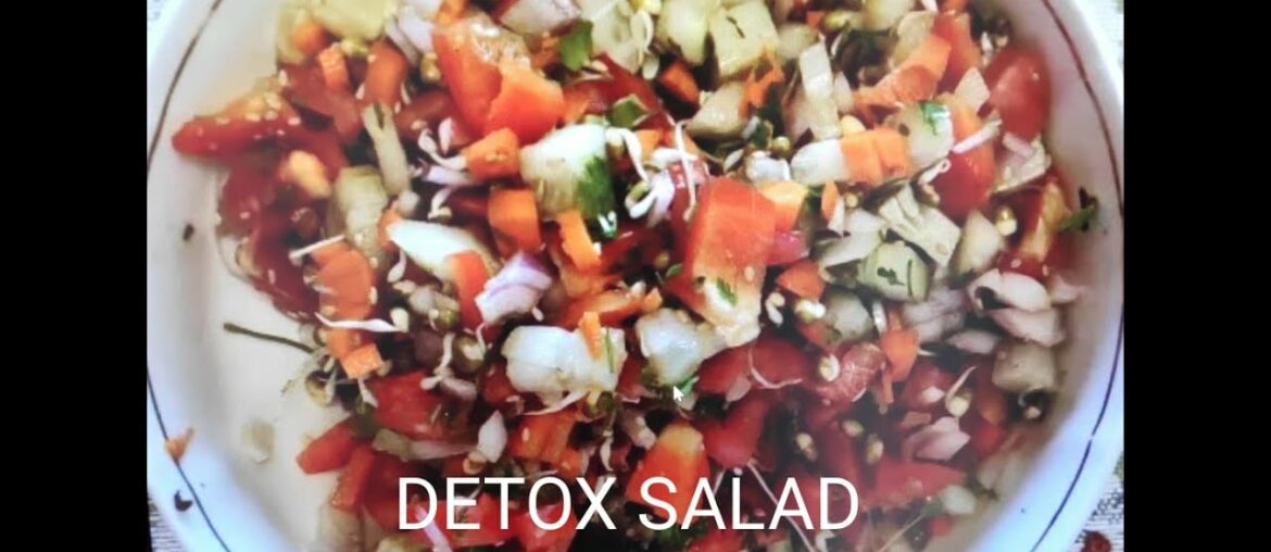 Detox salad/nutritious salad/vitamin mineral loaded