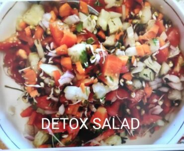 Detox salad/nutritious salad/vitamin mineral loaded