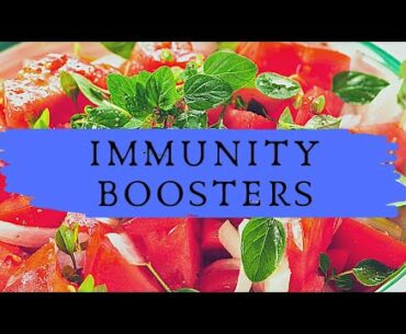Immunity BOOSTERS..(food)