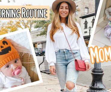Fall morning routine with a newborn!