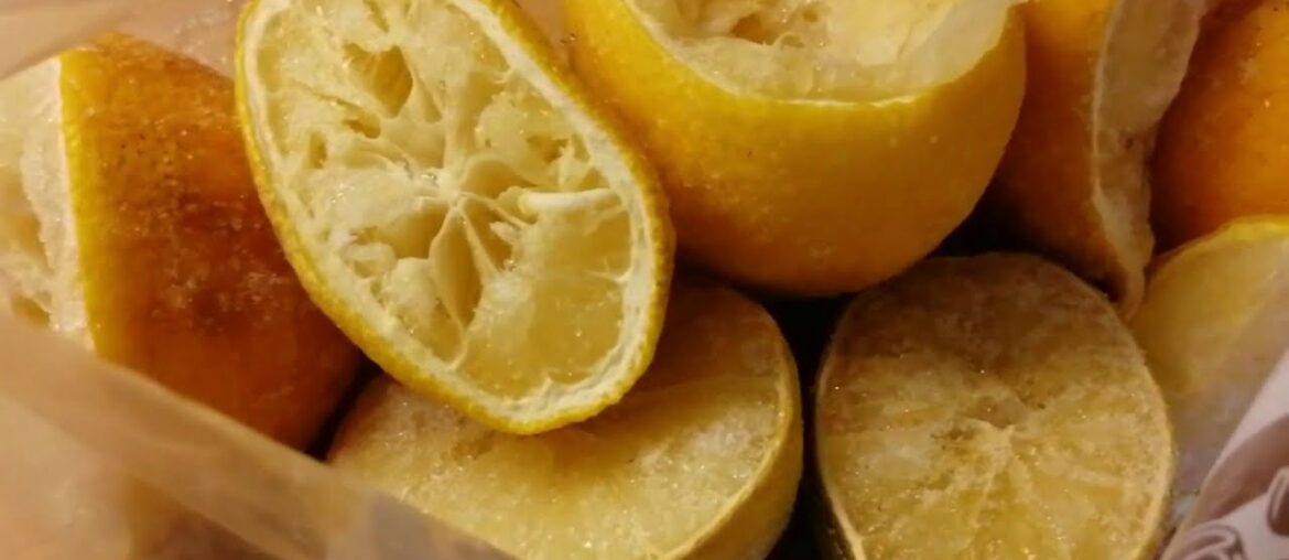 My favorite way to use Leftover lemon to boost the immunity