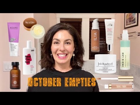 October Empties - Clean Beauty