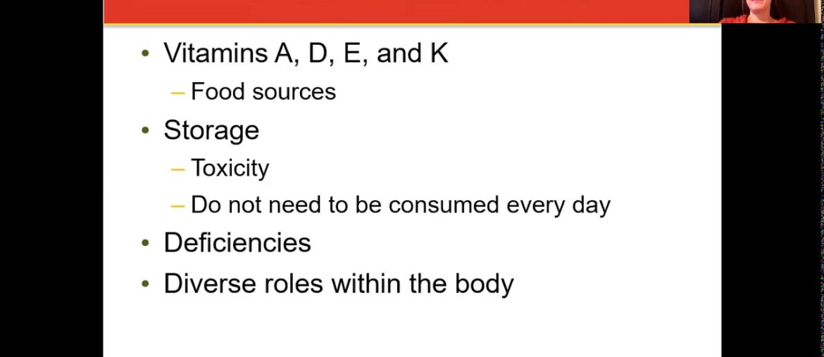 Week 7 Lecture Overview of Vitamins and Vitamin A