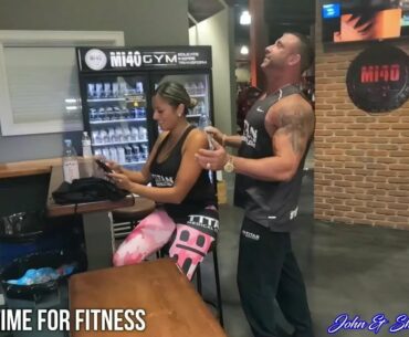 Day in the life of John and Sharisse: Making time for fitness