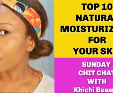 TOP 10 NATURAL MOISTURIZERS FOR YOUR SKIN, REDUCE WRINKLES + RESTORE COLLAGEN