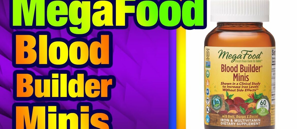 MegaFood, Blood Builder Minis, Daily Iron Supplement and Multivitamin