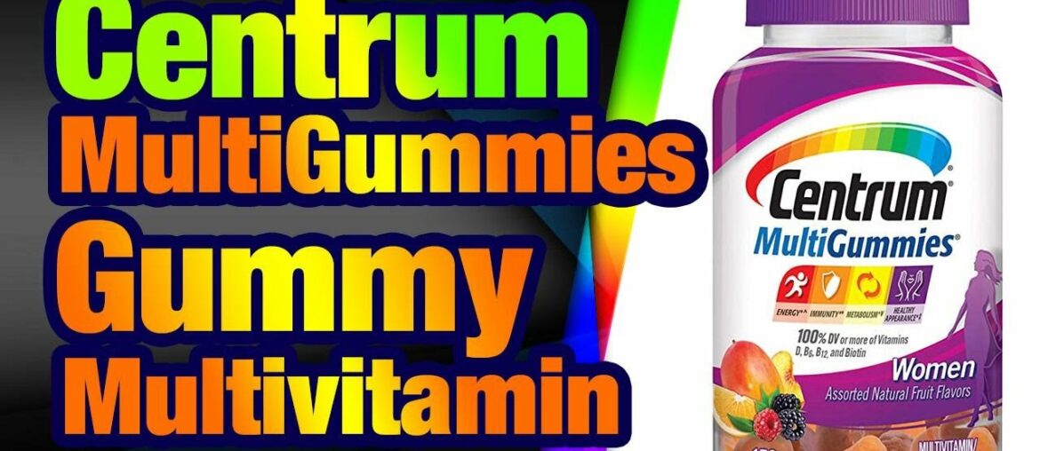 Centrum MultiGummies Gummy Multivitamin for Women, Multivitamin/Multimineral Supplement wi