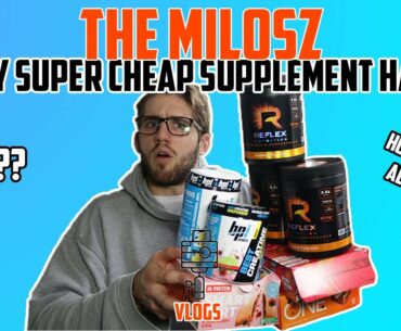 My Super cheap supplement haul - BARGIN GYM SUPPS - TheMilosz