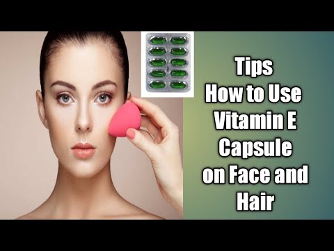 Vitamin E Capsule For Skin and Hair | Vitamin E Uses | Spotless Skin | Vitamin E Oil Uses