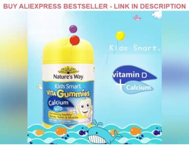 Cheap, Australia NATURE WAY Kids Children Smart VITA GUMMIES CALCIUM VITAMIN D 60Caps Strong Health