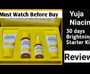 Yuja Niacin 30 Days Brightening Starter Kit Review | Korean Skincare| K-BEAUTY |Miracle Brightening