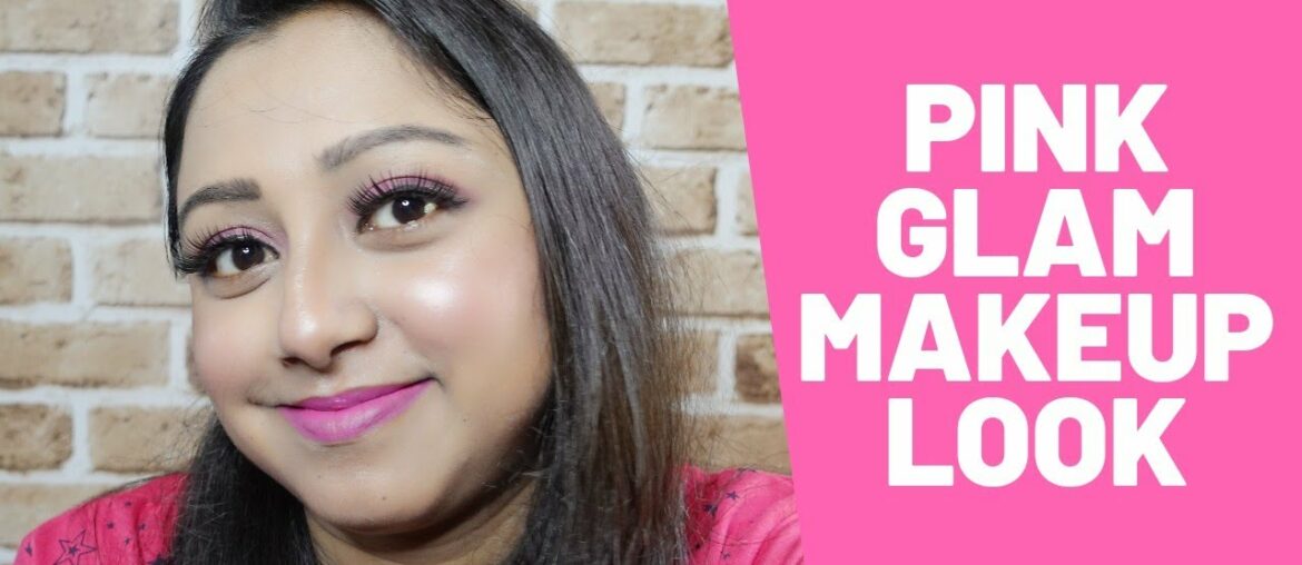 Perfect Pink GLAM || Makeup || Pink EyeMakeup ||#Shorts  #femstuff