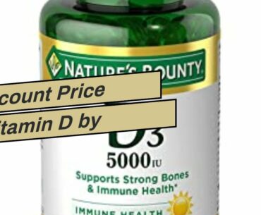 Top Price Vitamin D by Nature’s Bounty for Immune Support. Vitamin D Provides Immune Support an...