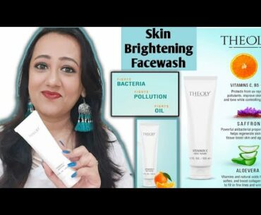 Theoly Vitamin C Face Wash| Skin Brightening, Anti Aging, Reduces Breakout & Blemishes-Honest Review