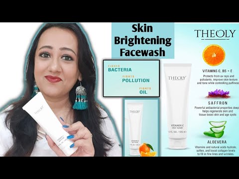 Theoly Vitamin C Face Wash| Skin Brightening, Anti Aging, Reduces Breakout & Blemishes-Honest Review