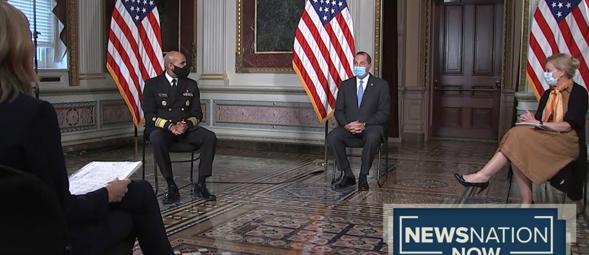 In-depth coronavirus interview with Sec. Azar, Surgeon General Adams, Dr. Birx | NewsNation Now