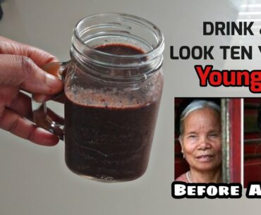DRINK TO LOOK YOUNGER THAN YOUR AGE get baby glow skin