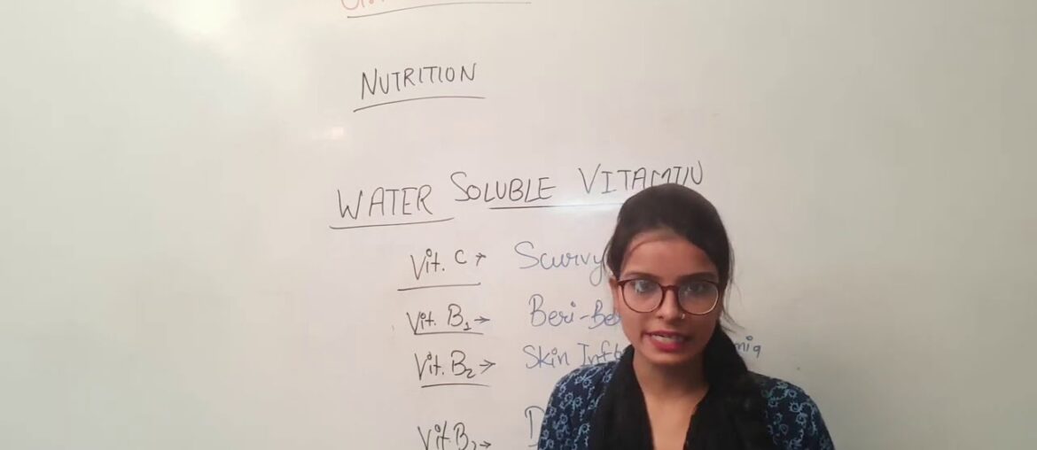 GNM 1st Year II Water Soluble Vitamins II  Nutrition II