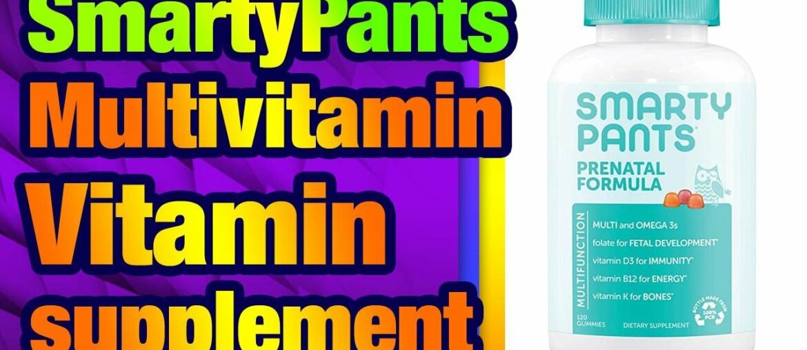 SmartyPants Prenatal Formula Daily Gummy Mul tivitamin: Vitamin C, D3, & Zinc for Immunity,