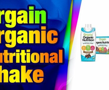Orgain Organic Vegan Plant Based Nutritional Sh ake, Smooth Chocolate - Meal Replacement, 1