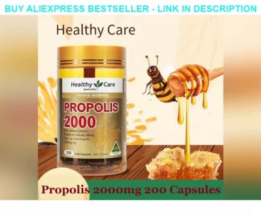 Cheap, Healthy Care Organic Propolis 200 Capsules Flavonoid Amino Acids Vitamins Minerals health an