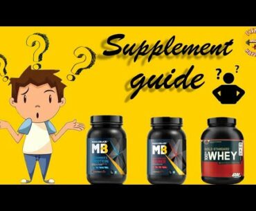 Supplements guide for begginers | Fitness With Begginers