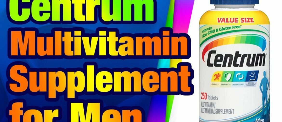 Centrum Multivitamin for Men, Multivitamin/Multimineral Supplement with Vitamin D3, B Vita