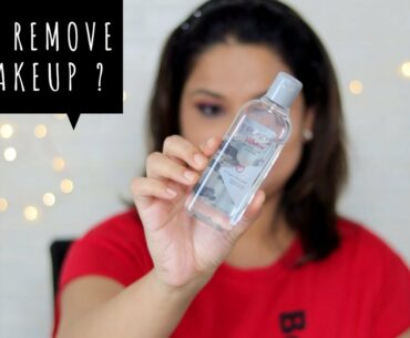 How I Remove my Makeup With Ponds Vitamin Micellar Water D -Toxx Charcoal