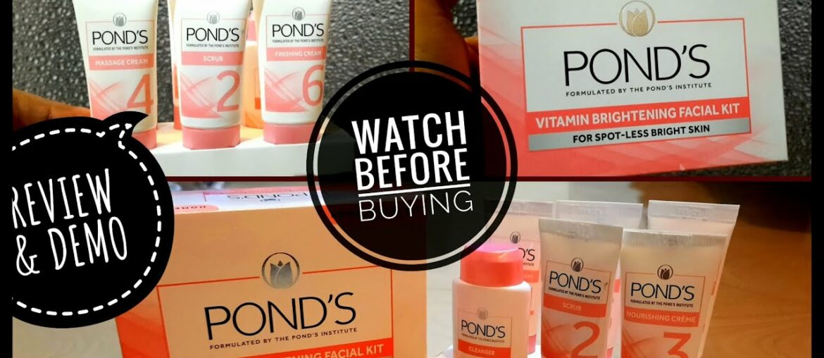 Pond's Spotless Facial Kit | *New* Pond's Vitamin Brightening Facial Kit |Review |Demo|Shruti Mishra