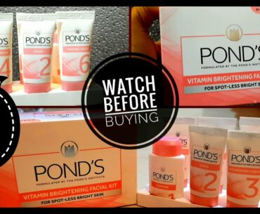 Pond's Spotless Facial Kit | *New* Pond's Vitamin Brightening Facial Kit |Review |Demo|Shruti Mishra