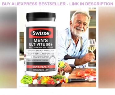 Top, Swisse Compound Vitamins for 50+ Year Men Health Wellness Supplements Male Energy Activity Lev