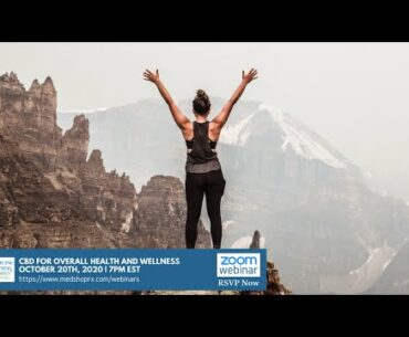 Zoom Webinar: CBD for Overall Health and Wellness